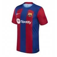 Camisa de Futebol Barcelona Ferran Torres #7 Equipamento Principal 2023-24 Manga Curta